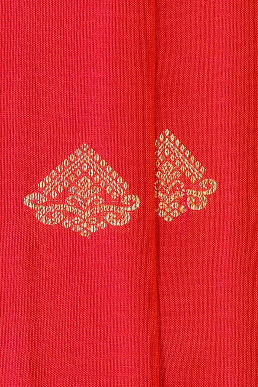 Image of Red Silk Saree